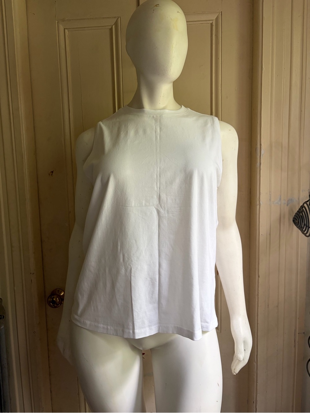 NWOT Universal Standard White Patty Muscle Tank